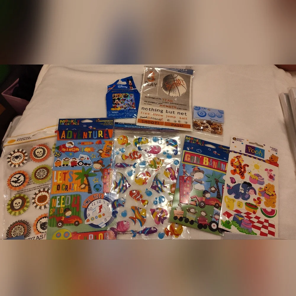 Colorful Assorted Sticker Set - Picture 3 of 8